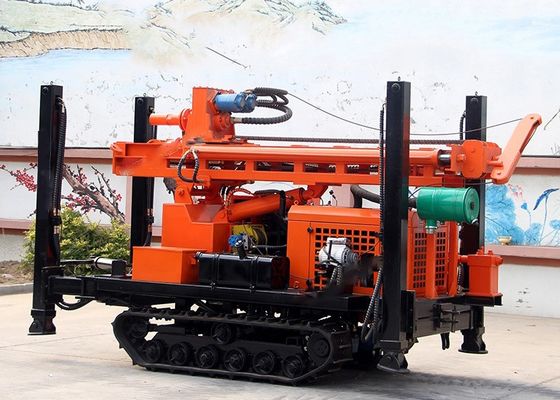 Diesel Power 260m Water Well Rock Pneumatic Drilling Rig